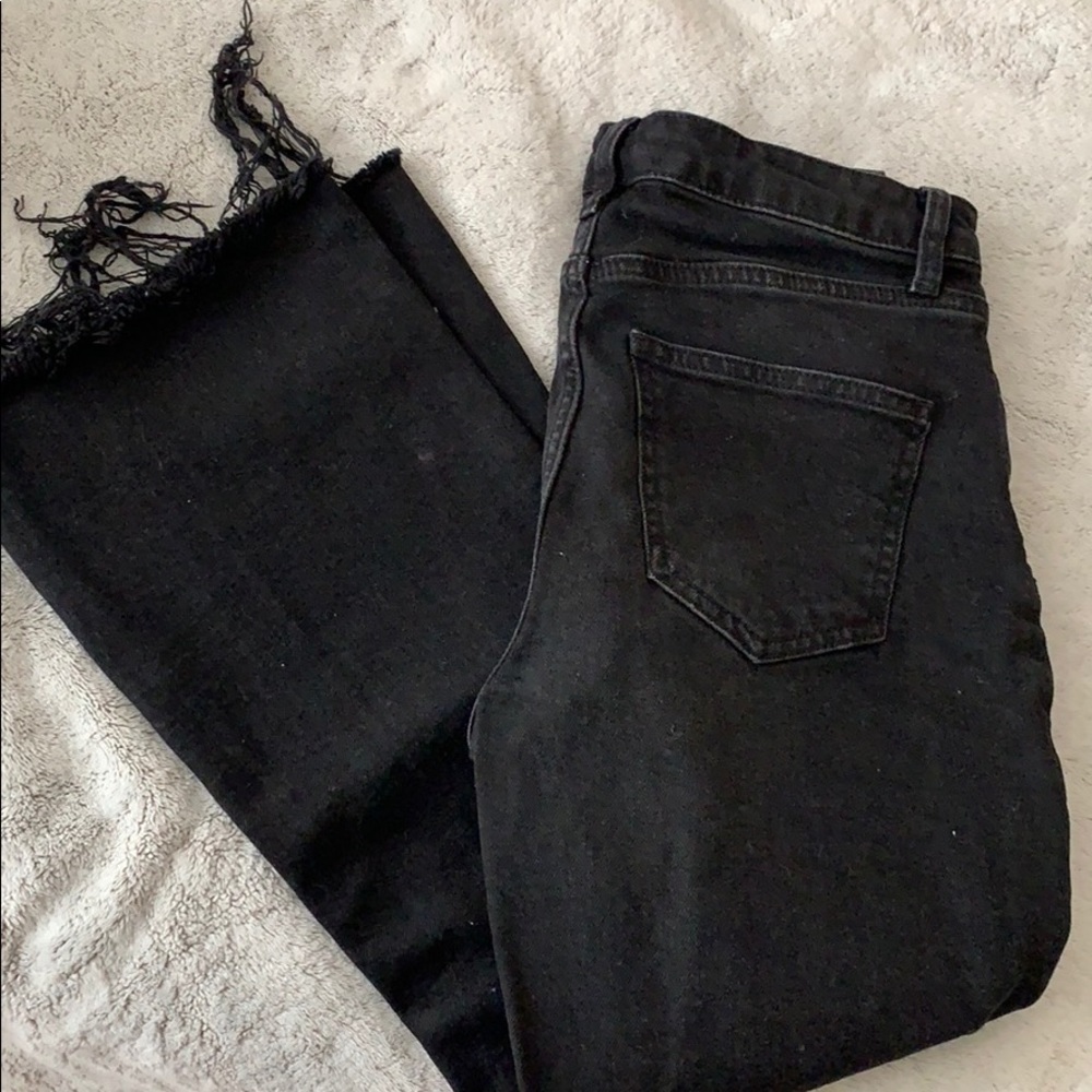 Topshop denim flare jeans